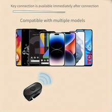 Remote Control Page Turner Compatible With Kindle Paperwhite Oasis Scribe EReaders Elipas Libra Clara, Page Turner Clicker For IPad Tablets Reading Novels Taking, Phone Camera Video Record Remote Triggers - Multicolor CH19 - View 9