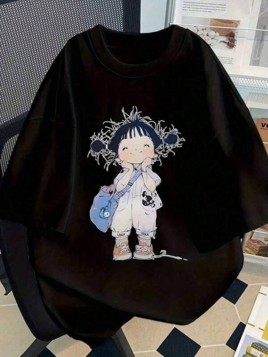 Women T-Shirts - Black - View 1