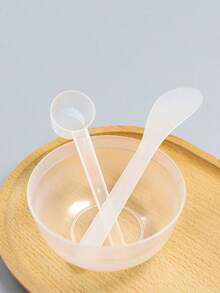 6sets/1set 6sets/1set Facial Mask Mixing Set – A Combination Set Featuring A Plastic Mixing Spatula, Spoon, And Bowl; Suitable For Daily Home Skincare, Beauty Salons, Beauty Shops, And More. - Multicolor - View 6