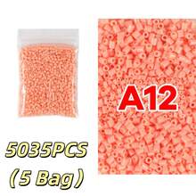 Hạt nhựa Sundymot 2.6mm, hơn 5000 hạt, màu vàng cam, đóng gói riêng lẻ, không bị rơi vãi, dùng để làm mặt dây chuyền, móc khóa, đồ trang sức thủ công, quà tặng tốt nghiệp, tựu trường, Giáng sinh, tiệc tùng, sinh nhật, bộ hạt nhựa nhiều màu 2.6mm. - Hạt ghép hình 2,6mm - Xem 24