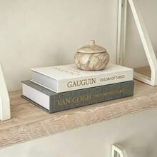 2pcs Linen Decorative Book Boxes, Elegant Decor For Coffee Table, Bookshelf Or Fireplace - Modern Home Decor, Suitable For Photo Storage And As Keepsake Boxes - Green-4 - View 8