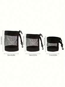1pc Outdoor Golf Ball Storage Bag, Drawstring Net Bag, Tennis/Golf Ball Pouch - Multicolor - View 6