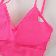 5pcs Comfortable Solid Wireless Bra, Lingerie - Multicolor - Ver 6