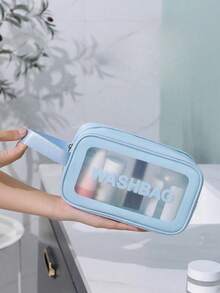 3件套旅行化妆包,PVC防水洗漱包,化妆刷收纳包,化妆品收纳袋,干湿分离,夏季旅行必备,香水收纳盒,化妆包,多功能行李包,数据包,手提包,内衣袋,适用于唇彩、口红、化妆刷、唇线笔、眉笔、眼影盘、内衣、牙膏牙刷、化妆品、护肤品、眉笔、粉扑、梳子、指甲油、美甲用品、珠宝、香水、文具、数码产品收纳 - 多色 - 查看 6