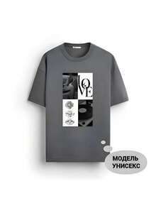 Diseño único, moderno, retro, de nicho, estampado popular, nuevo estilo de verano, camiseta de manga corta de algodón puro, top casual para mujer. - Blanco - Ver 8