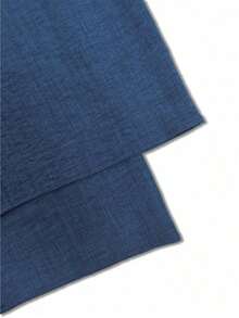 Pantalones tipo mono holgado de moda para mujer de talla grande - Azul - Ver 5