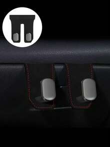 1pc Car Storage Hook, Passenger Side Glove Box Hook, Car Hanger, Quick Installation, Simple And Practical Car Accessory - A - View 15