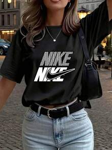 Women T-Shirts - Black - View 1