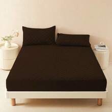 Waterproof Mattress Protector (Single, Standard, Queen, King) - Various Colors - 鏽棕色 - 查看 4