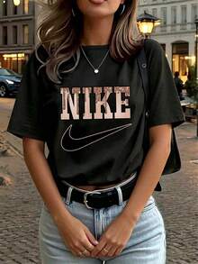 Women T-Shirts - Black - View 4