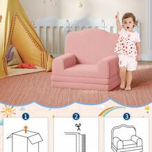Kids Sofas - Pink - View 3