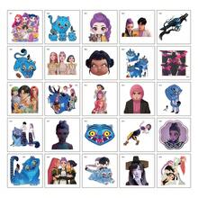 Hasbro 20张卡通猎巫临时纹身贴纸，水转印纹身贴花 - 多色 - 查看 8