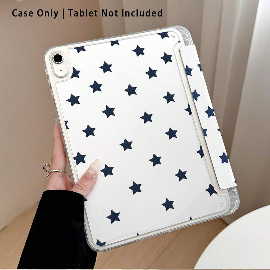 Ốp bảo vệ máy tính bảng họa tiết ngôi sao bằng pha lê acrylic, có chân đế, tương thích với Samsung A9/A9+/S9/S9FE/A11/A11+/S11/S10 FE/S10 FE+/S10 Lite, A16 2025, Air 11/13, M3 2025, Mini 7 A17, Pro 2024, Air 11/13, M2 2024, Pro 11/13, M4 2024, Pro 12.9, 7/8/9 Gen, 10.2, 10 Gen, 10.9, Air 4/5/6/7/8, 10.9, Pro 11, 4/5/6 Gen, Mini 6, Se 11, Honor, Matepad Se 11. - Kiểu 2 - Xem 1