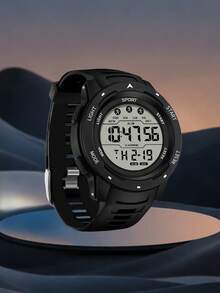 Buy 1 Get 1 Free, 2pcs/Set Unisex Sports Watch With Pedometer, Alarm Clock, Backlight Function, Couples/Students Watch - Multicolor - View 10