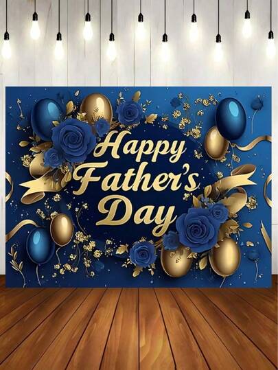 2D Flat Printed, Suitable For Father's Day, Great For Indoor And Outdoor Decor In Home And Office, Also Applicable For Large Wall Decorations, Props And Party Essentials