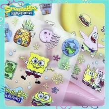 SpongeBob SquarePants 2pcs/1pc Cute & Fun Cartoon Stickers, Suitable For Smartphone, Room Decor, Laptop, Water Bottle, Bumper, Skateboard, Phone Case And Back To School Decoration. Multipurpose Decorative Stickers For Various Scenarios, Scratch-Resistant (Random Style) - Multicolor - View 7
