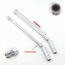 JUSTINLAU 14/16mm Ultra Thin Magnetic Spark Plug Wrench Extendable Wrench for Spark Plug Removal and Installation Car Repair Tool - A - Ver 7