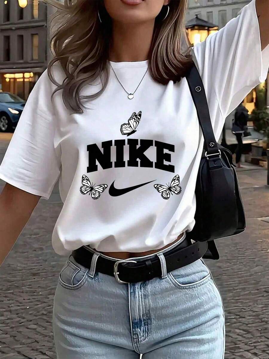 Dam-T-shirts - Vitt - Visa 1
