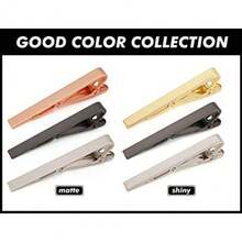 Tie Clip For Men-Elegant Tie Bar For Formal Business Wedding Tuxedo Shirts Personalized Tie Clip For Men With Gift Box For Father Boyfriend Friends. - như hình - Xem 3
