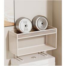 Kitchen Storage Set - 일반 화이트 더블 레이어 - 나무 상단 보드 - 보기 4