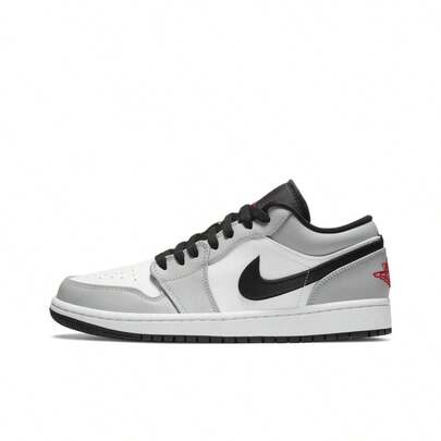 Nike Jordan Air Jordan 1 Light Smoke Grey, A T Rendy Low-Top Retro Basketball Shoe With A Touch Of Dior Style, Unisex.