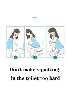 10/1pc Disposable Flushable Paper Toilet Seat Cover, Portable Toilet Sticker Suitable For Airplane, Travel, Public Restroom And Camping, Quickly , Hygienic And Convenient, Bathroom Decor For Autumn - Multicolor - View 10