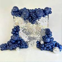125pcs/25pcs Navy Blue Latex Party Balloon Arch Kit, 5/10/12/18 Inch Round Helium Balloons, Suitable For Birthday, Graduation, Father's Day, Wedding, Baby Shower, Gender Reveal, Bachelor Party, Retirement Party Decoration - Set - View 6