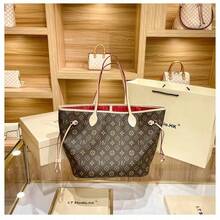 Premium  Brand Shopping Bag Presbyopia Commuter Versatile Portable Tote Bag European Light Luxury Bag Fashionable And Simple Shoulder Armpit Bag Large Capacity Portable Women's Bag - 老花黃 - 查看 6