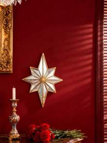 Esta Peça Decorativa Apresenta um Acabamento Espelhado Requintado. Leve e Elegante no Design, Apresenta uma Textura Luxuosa. Ideal para Decoração de Parede em Casas, Casamentos, Festas e Vários Eventos. Também Perfeito como Adereços de Fotografia e Presentes. - Multicolorido - Visão 7