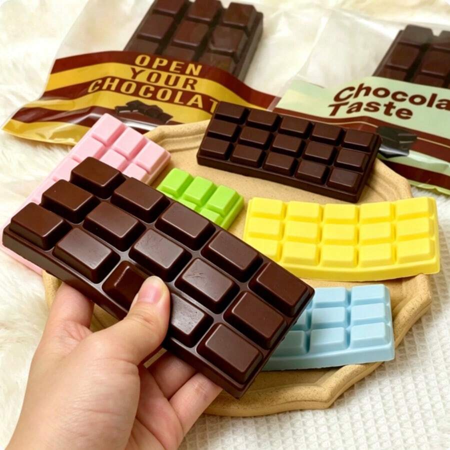 1pc Latest Oversized Squishy Chocolate Bar, Super Slow Rising Soft PU Simulation Chocolate Block, Stress Relief Toy - Perfect Gift, Birthday Gift, Ideal Gift, Surprise Gift, Holiday Gift, Halloween Gift, Christmas Gift, Gamer Gift, Gift, Easter Gift