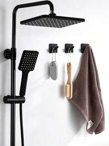 Móc treo tự dính chống thấm nước, móc treo áo choàng tắm bằng thép không gỉ, móc treo áo khoác tự dính chịu lực cao, móc treo khăn bằng thép không gỉ dùng cho túi xách, khăn tắm, áo choàng, mũ, tạp dề – Không cần khoan, dùng cho phòng tắm, nhà bếp, khách sạn. - Nhiều màu - Xem 3