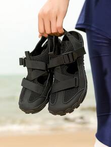 Women's Fashionable & Comfortable Water Shoes, Yoga Shoes, Sandals, Outdoor Swimming Shoes, Lightweight Water Shoes Suitable For Beach Vacation, Camping, Party, Swimming, Surfing, Rafting, Fitness, Yoga, Gym Workout - Black - View 11