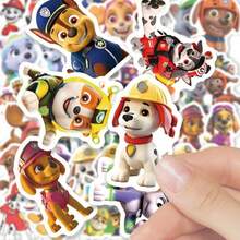 1套/80張 PAW Patrol 可愛狗狗巡邏隊貼紙，防水乙烯基貼紙包含 Chase、Skye、Rubble、Rocky、Zuma & Everest，趣味卡通裝飾貼紙適合兒童、生日派對贈品、男孩女孩美學塗鴉貼紙 - 彩色 - 查看 3