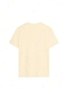 1 Pieza Moda Informal Para Hombres Y Mujeres2026 Nueva Primavera/Verano La SRA Camiseta de mujer de cuello redondo con estampado - Camiseta de novia regalo de boda para ella, camiseta de recién casado, regalo de despedida de soltera, superior de luna de miel camiseta de fiesta de soltera, blanco casual de Esposa es versátil, fácil de combinar, adecuada para el uso diario, el estilo urbano, los conjuntos de vacaciones y la ropa de fin de semana. - Albaricoque - Ver 3