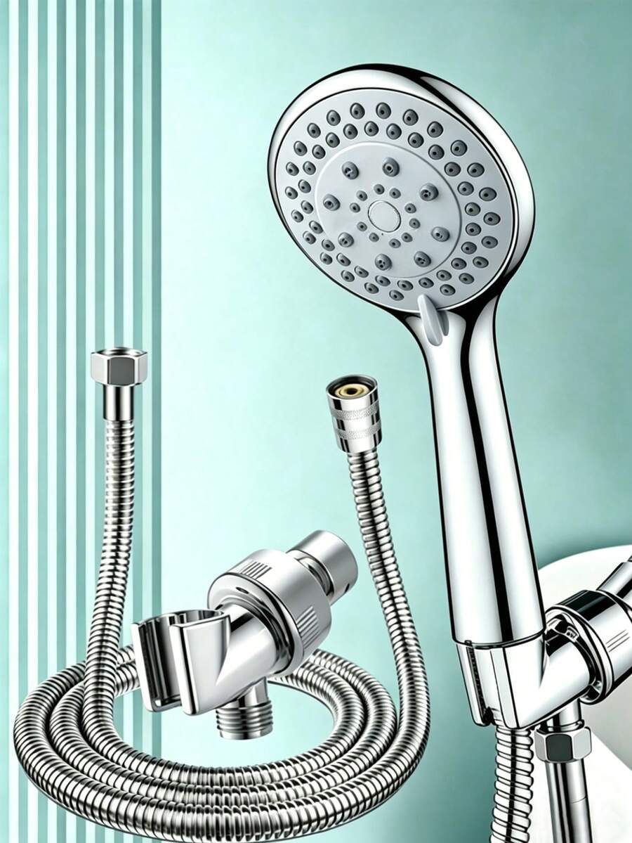 Vòi sen cầm tay áp lực cao 5 chế độ với 5 kiểu phun, đầu vòi sen có thể điều chỉnh, cần vòi sen dễ lắp đặt, dây dẫn dài 59 inch, phù hợp cho nhà ở, khách sạn, xe RV và phòng tắm hiện đại. Nâng cấp phòng tắm của bạn để có trải nghiệm tắm sang trọng. Món quà lý tưởng và lựa chọn cải tạo phòng tắm tuyệt vời.