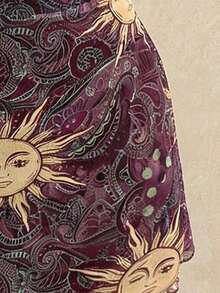 WYWH Vestido corto de tirantes con estampado de paisley para vacaciones casual de mujer - Morado - Ver 3