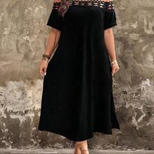 Women Long Dresses - 黑色 - 查看 4
