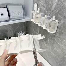 5/10/15 Piezas Estante de almacenamiento ajustable montado en la pared sin taladro, organizador de especias de cocina, cosméticos de baño - A - Ver 7