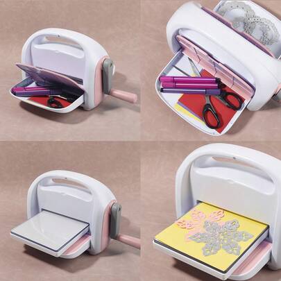 6-Inch Manual Die Cutting And Embossing Machine, Foldable And Portable, Suitable For Scrapbooking, Easy To Operate, Ideal Choice For DIY Crafters And Beginners