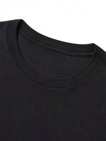 1 pieza de ropa para mujer: Camiseta blanca con estampado de cita de hermana, camisetas, top blanco, camisetas gráficas para mujer, camiseta unisex casual de cuello redondo, tejido ligero de punto fino, lavable a máquina, para primavera/verano/otoño, Navidad, Día de San Valentín, Día de Acción de Gracias. - Negro - Ver 3