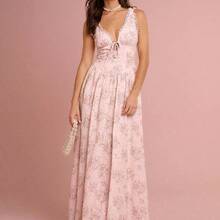 Spring/Summer Romantic Women Yellow Floral Print Hollow Out Embroidery Lace Stitching Sleeveless Maxi Dress,Sweet&Elegant For Birthday&Holiday Party&Sweet Date Night&Daily Commuting&Vacation&Afternoon Tea&Garden Parties,Summer Outfits For Women,Sun Dresses For Women - Amarillo - Ver 5