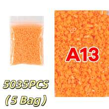 Hạt nhựa Sundymot 2.6mm, hơn 5000 hạt, màu vàng cam, đóng gói riêng lẻ, không bị rơi vãi, dùng để làm mặt dây chuyền, móc khóa, đồ trang sức thủ công, quà tặng tốt nghiệp, tựu trường, Giáng sinh, tiệc tùng, sinh nhật, bộ hạt nhựa nhiều màu 2.6mm. - Hạt ghép hình 2,6mm - Xem 30