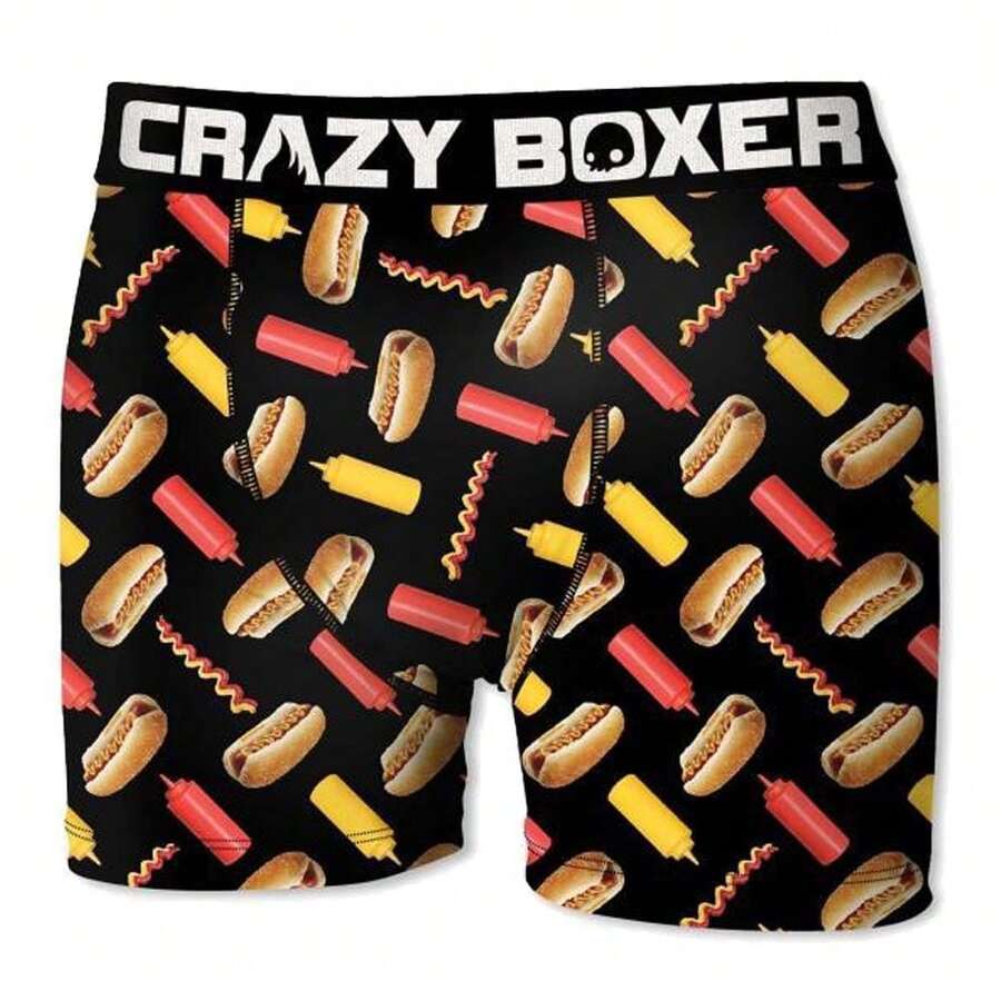 Crazy Boxer Calções de banho masculinos - Multicolorido - Ver 1
