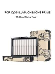 1pc IQOS ILUMA ONE PRIME Series 20-Stick Holder & Protective Case, PC+PU Hard Shell Soft Leather Dual Protection, Comfortable Grip, Anti-Crush Anti-Moisture, Portable, Fashionable Cartoon Pattern, Suitable For Business People, Men And Women, Travel Essential Accessory, Luxury Experience - BOX/Brown Bear - View 11