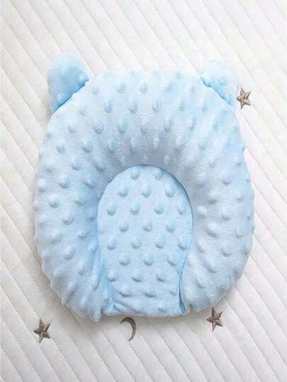 1 Soft Multi-Color Plush Bear Ear Pet Pillow, Comfortable Small Pet Sleeping Mat, Suitable For Cats And Dogs For All Seasons