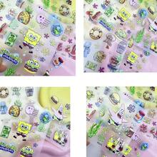 SpongeBob SquarePants 2pcs/1pc Cute & Fun Cartoon Stickers, Suitable For Smartphone, Room Decor, Laptop, Water Bottle, Bumper, Skateboard, Phone Case And Back To School Decoration. Multipurpose Decorative Stickers For Various Scenarios, Scratch-Resistant (Random Style) - Multicolor - View 4