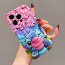 Disney Stitch Phone Case, Official Disney Lilo & Stitch Character Design, Peter Pan Inspired Stitch In Green Costume Protective Cover. Compatible With IPhone 17, 16, 15, 14, 13, 12, 11 Pro Series, Featuring Plush-Style Stitch Dressed As Peter Pan Against A Starry Night Background, Perfect For Disney Fans And Stitch Lovers To Showcase Their Favorite Character, Ideal For Birthdays, Holidays, Anniversaries, Graduation Gifts, Or Any Special Occasion To Surprise Family, Friends, Classmates, And Loved Ones. - White - View 3