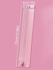 1pc Wrapping Paper Cutter, Holiday Party Cutting Tool, Paper Cutting Slider Tool Set, Valentine's Day Gift Wrapping Cutting Material, Suitable For Handmade Birthday Gift Wrapping, Halloween Christmas Party Wrapping Paper Cutting Tool, Gift Paper Cutter - A - View 4