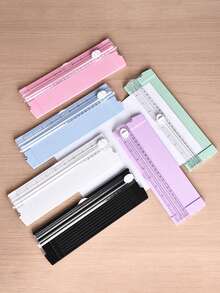 1pc A4 Paper Cutter, Suitable For DIY Card Making, Scrapbooking, Paper Crafting, Manual Operation, Portable, Ideal For Hobbyists And Office Use - Multicolor - View 2
