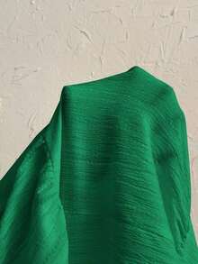 Vestido de gasa para mujer sin espalda con cuello halter y cola larga para vacaciones, bodas o festivales - Verde 2 - Ver 6